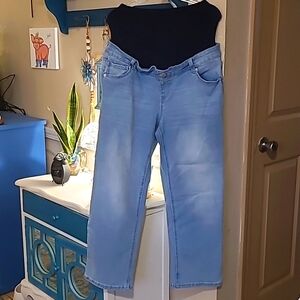 large maternity jeans